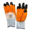 Orange anti-slip and wear-resistant work gloves, thickened protective labor protection gloves Item Picture